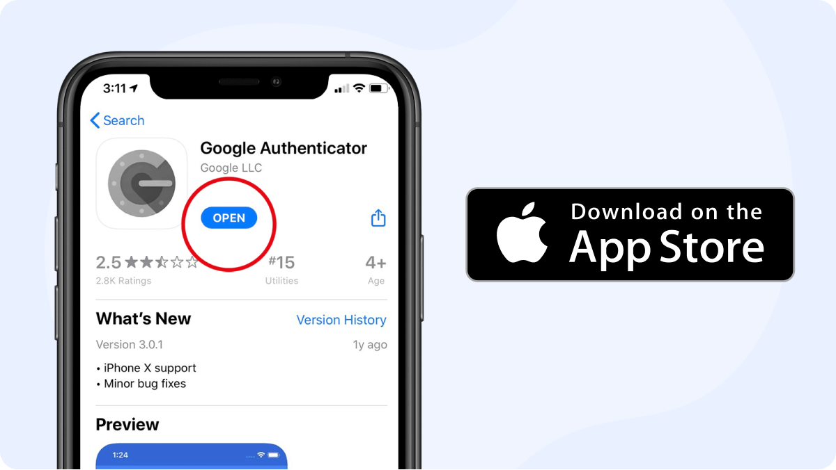 Google authenticator iPhone