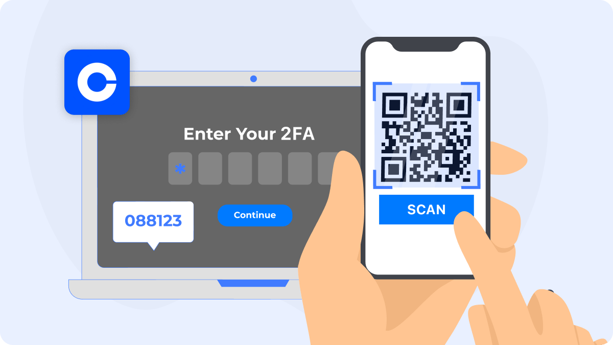 coinbase authenticator qr code