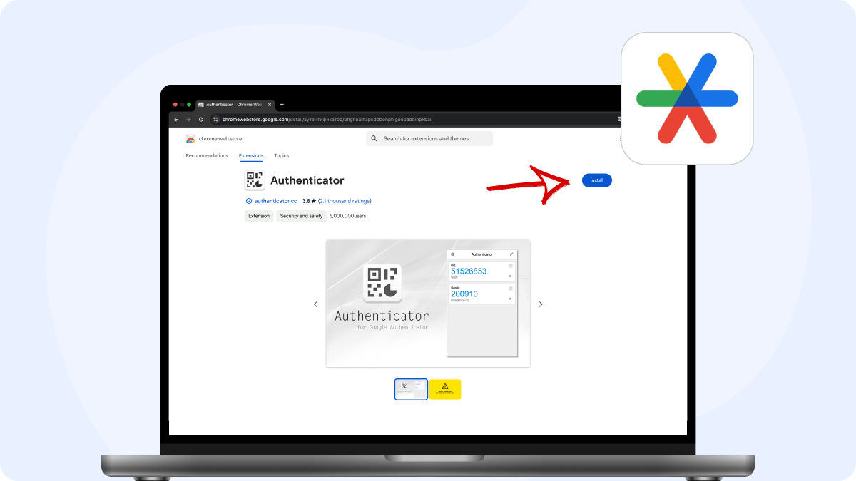 google autentificering