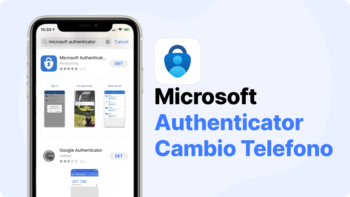 microsoft authenticator cambio telefono